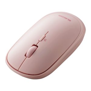 エレコム ELECOM エレコム M-TM10BBPN BlueLEDマウス/薄型/Bluetooth対応/4ボタン/ポーチ付/ピンク