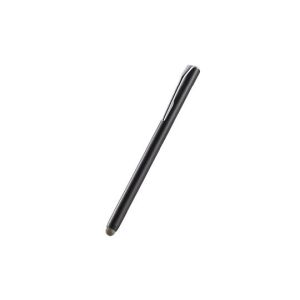 エレコム ELECOM エレコム P-TPSTBBK スマートフォン・タブレット用タッチペン/磁気吸着/導電繊維タイプ/ブラック