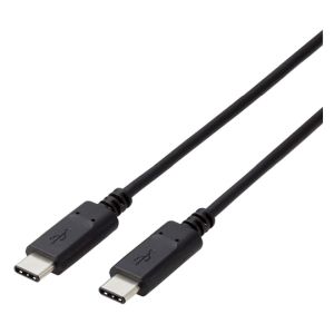 ELECOM エレコム エレコム GM-U2CCC20BK USB2.0ケーブル PS5対応 C-Cタイプ ノーマル 2.0m ブラック