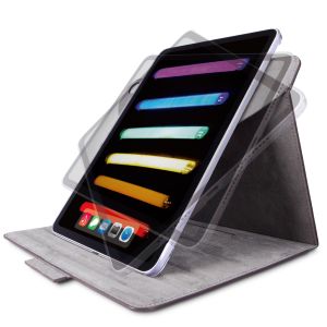 エレコム ELECOM エレコム TB-A21S360BK iPad mini 第6世代 2021年モデル  フラップケース ソフトレザー 360度回転 ブラック