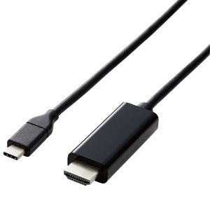 エレコム ELECOM エレコム CAC-CHDMI50BK 変換ケーブル Type-C-HDMI 5.0m ブラック