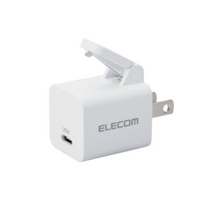 ELECOM エレコム エレコム MPA-ACCP31WH AC充電器 USB充電器 楽抜け 20W USB-C1ポート 固定プラグ ホワイト