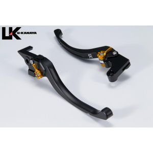 ユーカナヤ U-KANAYA U-KANAYA YA014-019-0811 レバーセット ツーリング BK/RD (ツヤケシ) YZF-R1 04-08/YZF-R6 05-16