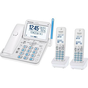 パナソニック Panasonic パナソニック Panasonic VE-GD78DW-W デジタルコードレス電話機 子機2台付き パールホワイト
