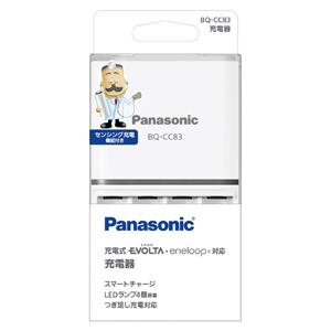 パナソニック Panasonic パナソニック BQ-CC83 単3形・単4形ニッケル水素電池専用充電器 単品 Panasonic