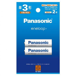 パナソニック Panasonic パナソニック BK-3MCD/2H エネループ 単3電池2本