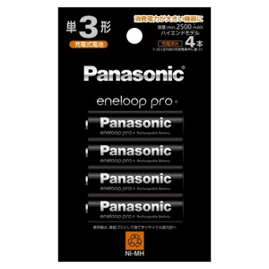 パナソニック Panasonic パナソニック BK-3HCD/4H エネループプロ 単3電池4本