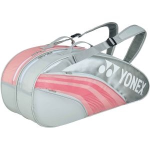 ヨネックス YONEX ヨネックス テニス用 ラケット バッグ6 リュック付 ピンク グレー BAG1932R 442 YONEX