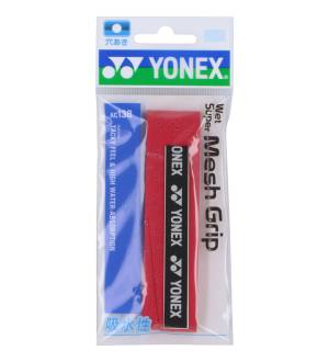 ヨネックス YONEX ヨネックス テニス ウェットスーパーメッシュグリップ 1本入り AC138 ワインレッド 037 