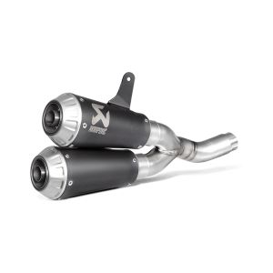 アクラポビッチ AKRAPOVIC アクラポビッチ S-D8SO4-CUBTBL/1 スリップオンライン チタン ブラック モンスター797、スクランブラー 15-20