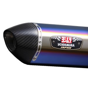 ヨシムラ YOSHIMURA ヨシムラ 110-227-5W80B S/O R-77S サイクロンカーボンエンド Ninja250/ABS 13/Z250 13