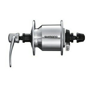 シマノ SHIMANO シマノ ADHC2100NQNAAS DH-C2100 ハブダイナモ シルバー 36H QR J2-A 6V-0.9W SHIMANO