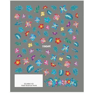 イングカワモト イングカワモト ツメキラ es ネイルシール Water Botanical World マルチカラー ES-WBW-101