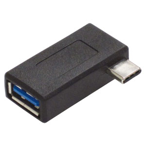 アイネックス AINEX アイネックス U30CA-LFADT USB3.1変換アダプタ Cオス - Aメス L型 AINEX