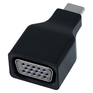 アイネックス AINEX アイネックス ADV-CVG USB Type-C出力専用 1920×1080／60Hz (1080p) 対応 C オス⇔VGA メス ブラック AINEX