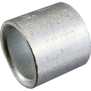 ニチフ端子工業 NICHIFU ニチフ P100-01 銅線用裸圧着スリーブ P形 重ね合せ用