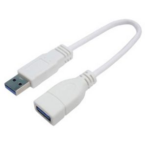 変換名人 変換名人 USB3A-AB/CA20 USB3.0ケーブル A延長20cm