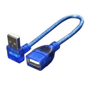 変換名人 変換名人 USBA-CA20DL USB L型ケーブル延長20cm 下L