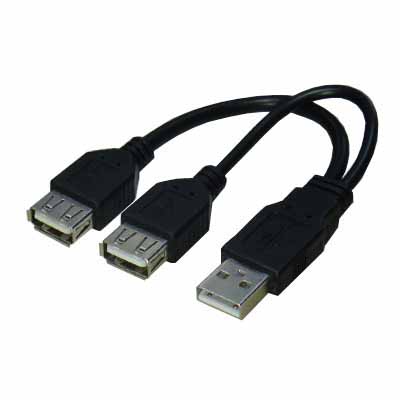  変換名人 変換名人 USBA/2 USB分岐ケーブル