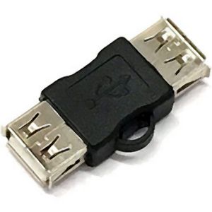 変換名人 変換名人 USBAB-AB　変換プラグ USB中継 Aメス-Aメス