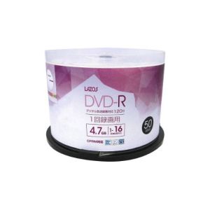 Lazos ラソス ラソス L-CP50P DVD-R 4.7GB for VIDEO CPRM対応 50枚 Lazos