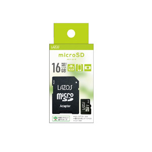 LAZOS LAZOS L-B16MSD10-U1 マイクロ microSDHC 16GB UHS-I U1 CLASS10