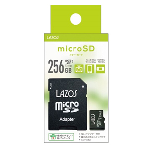 LAZOS LAZOS L-B256MSD10-U3 microSDXC 256GB UHS-I U3 CLASS10