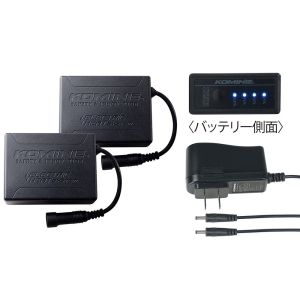 コミネ KOMINE コミネ 08-207 7.4V 電熱グローブ用セット EK-207