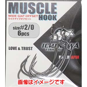 イチカワフィッシング ICHIKAWA FISHING イチカワフィッシング MUSCLE HOOK 4/0 あきばお～ネット本店