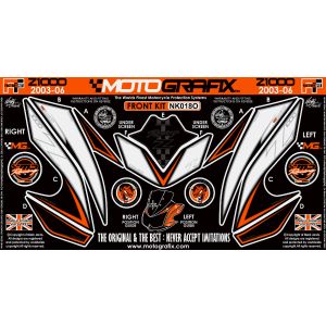 モトグラフィックス MOTOGRAFIX モトグラフィックス MT-NK018O ボディパッド FRONT Z1000 03-06