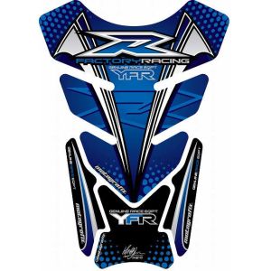 モトグラフィックス MOTOGRAFIX モトグラフィックス MT-TY014BS タンクパッド BLU/シルバー YAMAHA QUADPAD