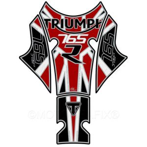 モトグラフィックス MOTOGRAFIX モトグラフィックス MT-TT035KR タンクパッド RED/WHT/ブラック TRIUMPH STREET TRIPLE 765R 17-21