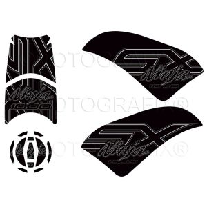 モトグラフィックス MOTOGRAFIX モトグラフィックス MT-KK023KS KNEE BODY PAD Ninja1000SX(20-22)