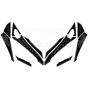 モトグラフィックス MOTOGRAFIX モトグラフィックス MT-NK024KSE FRONT BODY PAD Ninja1000SX(20/21)