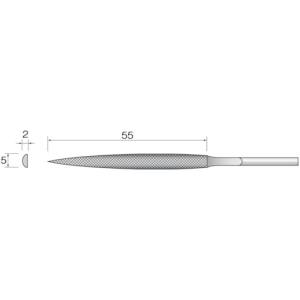 ミニター ミニモ Minimo ミニター ミニモ SA4014 精密ヤスリ 中目 丸 5