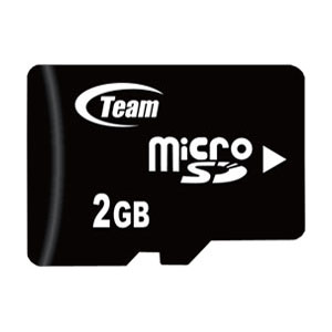 チーム TEAM チーム マイクロSD 2GB TG002G0MC1XA  microSDカード
