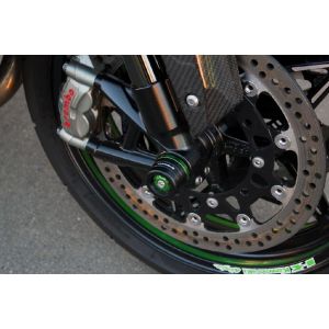 スピードラ SSK SPEEDRA スピードラ AASKA01FGN フロントアクスルスライダー グリーン KAWASAKI NINJA H2