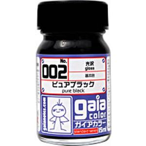 ガイアノーツ ガイアノーツ 33002 基本カラー 002 ピュアブラック 15ml