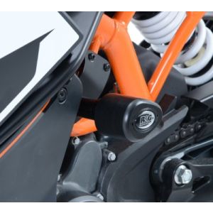 R&G アールアンドジー R&G RG-CP0377BL エアロクラッシュプロテクター ブラック KTM RC125/200/390 14-