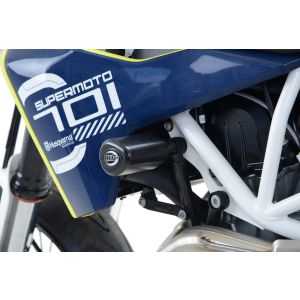 R&G アールアンドジー R&G RG-CP0404BL エアロクラッシュプロテクター ブラック HUSQVARNA 701Enduro/701Supermoto 16-