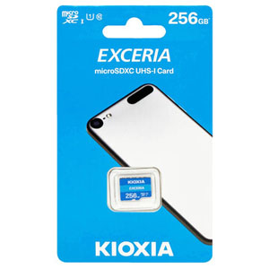 キオクシア Kioxia 海外パッケージ キオクシア マイクロSDXC 256GB LMEX1L256GG4 EXCERIA UHS-I Class10 microsdカード
