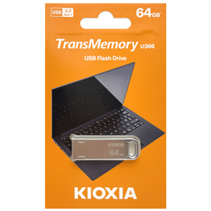 キオクシア Kioxia 海外パッケージ キオクシア USBメモリ 64GB LU366S064GG4 USB3.0