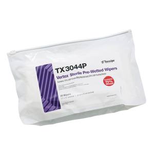 テックスワイプ Texwipe テックスワイプ 滅菌済みプリウェットワイパー Sterile Vertex R 310×310mm