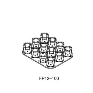 アズワン  AS ONE アズワン シェイキングインキュベーター用 フラスコ用ホルダー 100～150mL 4-525-12 FP12-100