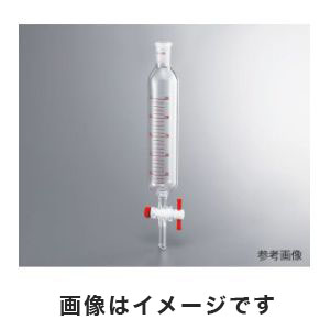 アズワン  AS ONE アズワン 円筒分液ロート PTFEコック・目盛有・下部摺合無 60mL 4-474-01