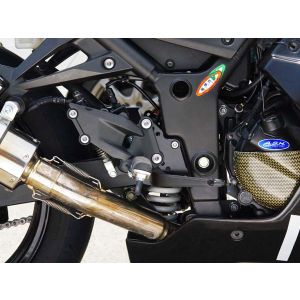 ベビーフェイス BabyFace ベビーフェイス 002-BK001BK セットバックプレート ブラック Ninja250R 08-12/Ninja250 08-16