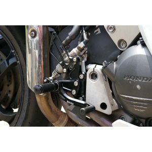 ベビーフェイス BabyFace ベビーフェイス 002-H011SVb バックステップ/シルバー 6P VFR800F 14-16 シフタースイッチ対応