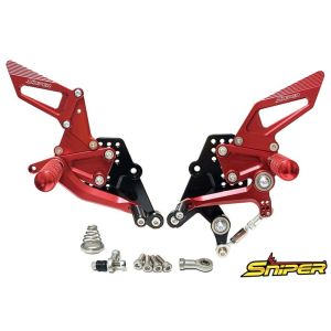 スナイパー SNIPER スナイパー SP0114R バックステップ レッド CBR250RR MC51 20-クイックシフター装着車