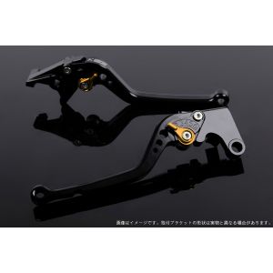 スピードラ SSK SPEEDRA スピードラ KA0406976-GD アジャストレバー スタンダード ロング ブラック/ゴールド NINJA1000 17-18/Z900RS