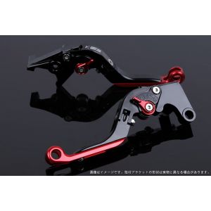 スピードラ SSK SPEEDRA スピードラ HO0406689-RDRD アジャストレバー 可倒延長式 ブラック/レッド/レッド CB650F RC83 CBR650F RC83